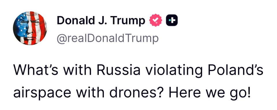 Trump delayed 12 hours before saying a word about Putin’s attack on Poland, and then this is what he said. 