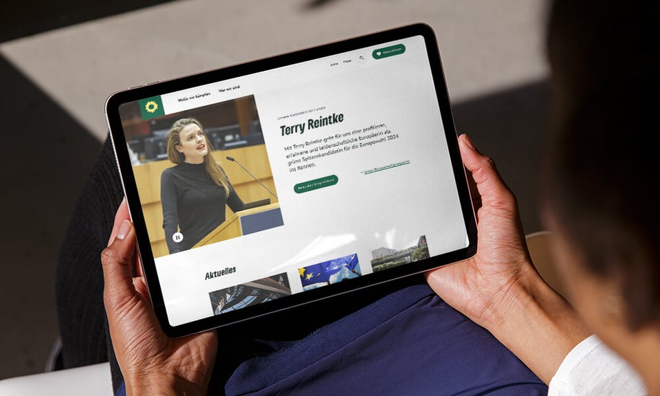 die Gruenen web relaunch
