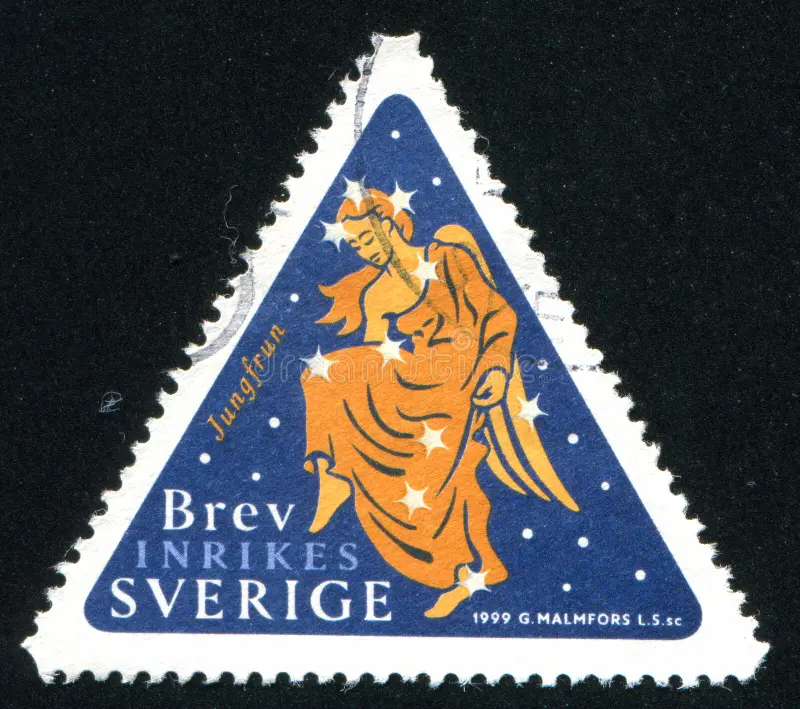 A Virgo postage stamp.
