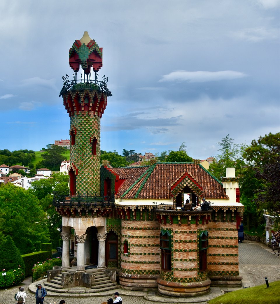 An ornate summer house.