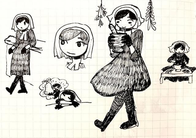 before work doodles 4