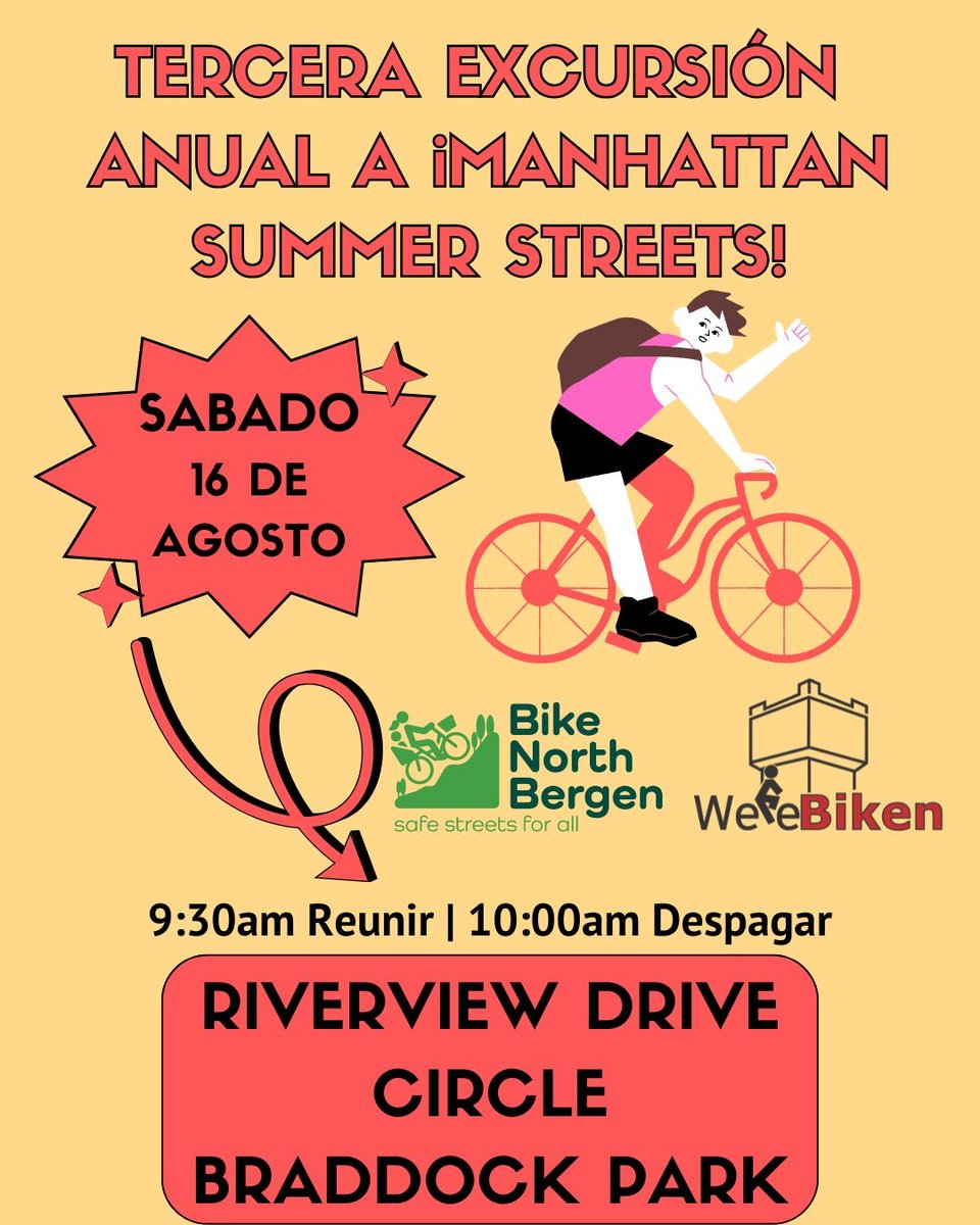 La tercera excursión anual a las calles de Manhattan en verano.