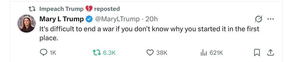  Mary Trump has a point.