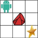 The obstacle grid of Example 1