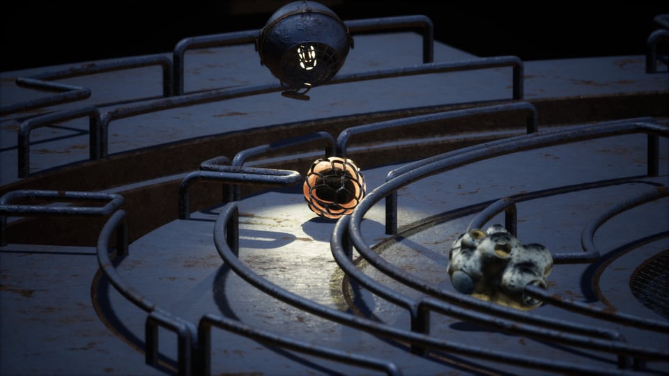 Screenshot from the upcoming videogame Circulation