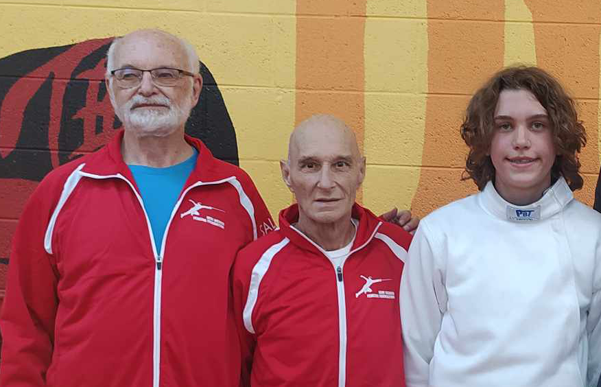 Jack, Coach Jorge, and Whitten at the tournament