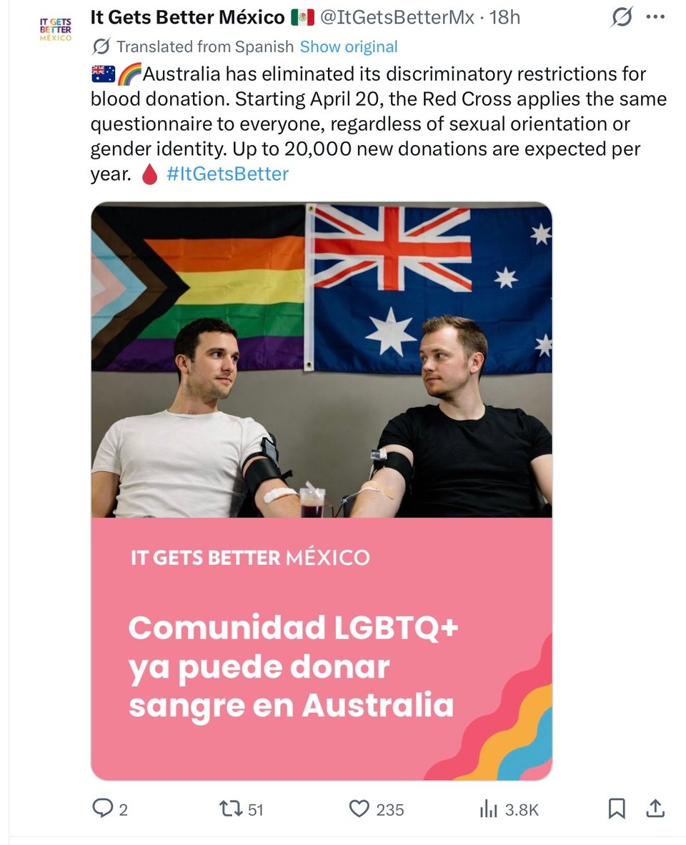 LGBTQ rights moving right along.