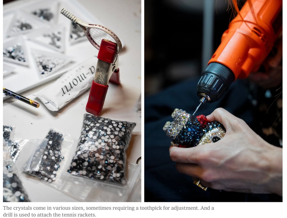 The equipment to make Labubus