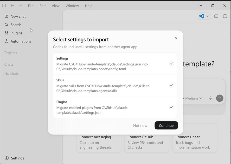 codex-import-settings