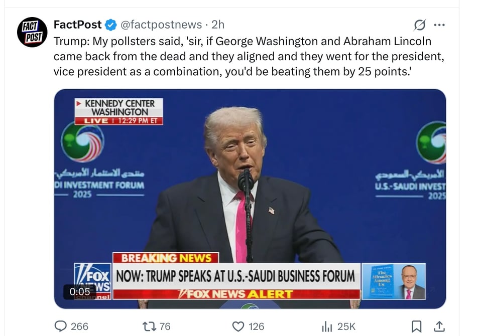 Delusional Donald continues false claims