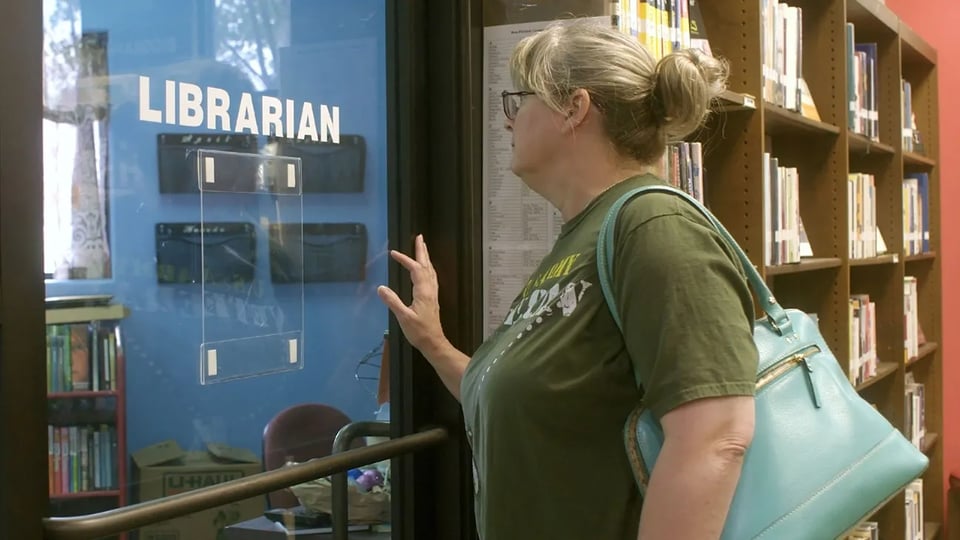 Still from The Librarians documentary