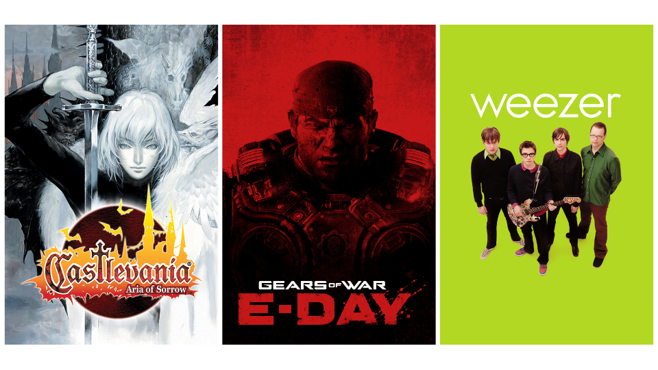 aria of sorrow, gears e-day, weezer green album