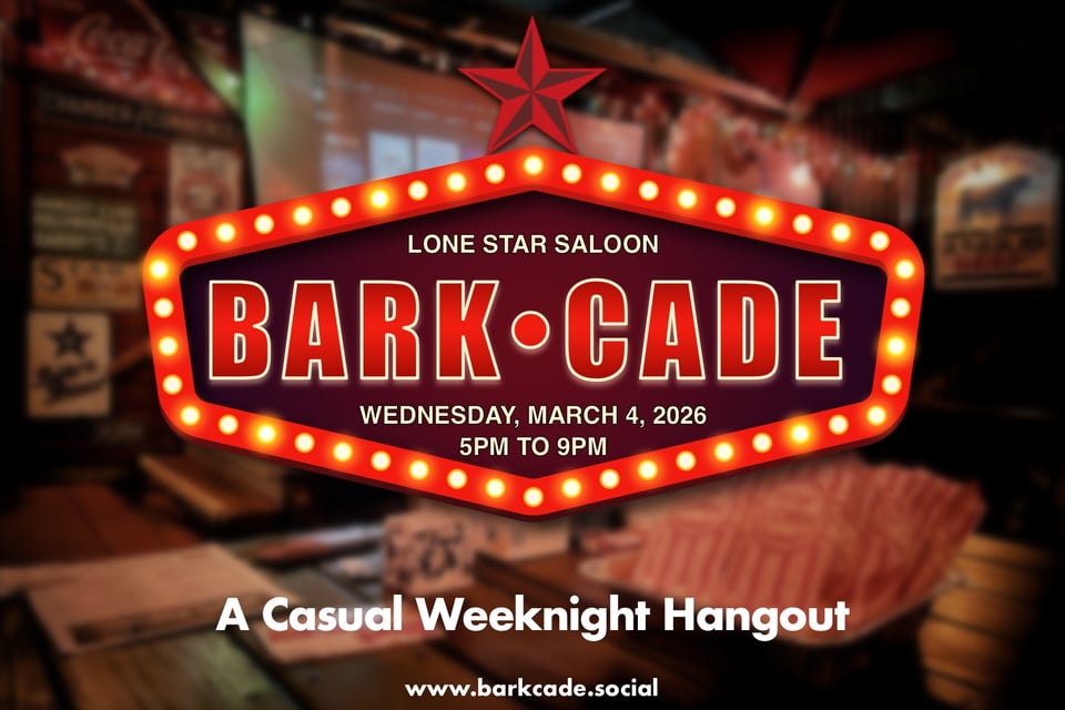 Barkcade Poster for March