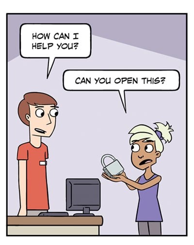 Library Comic: