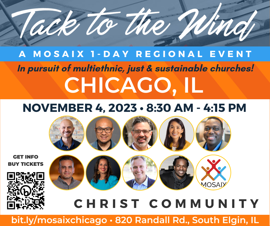 a flyer for a christian event in chicago, illinois