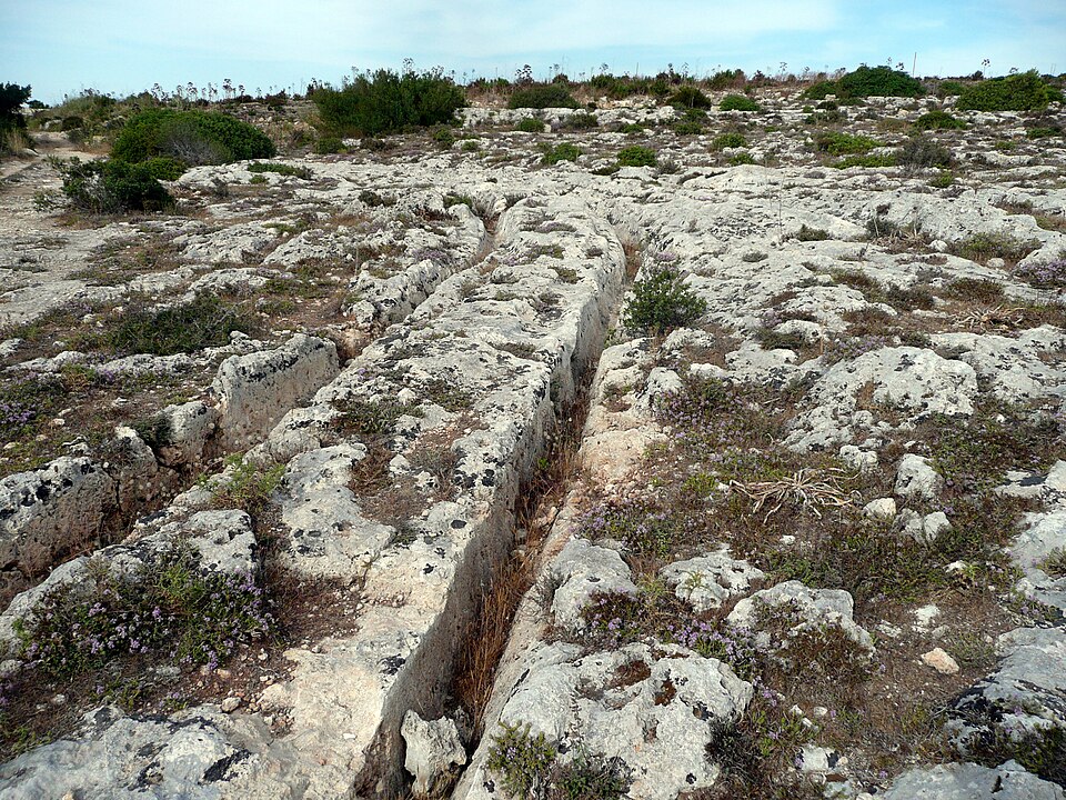 The 'Clapham Junction' archaeological site in Malta.
