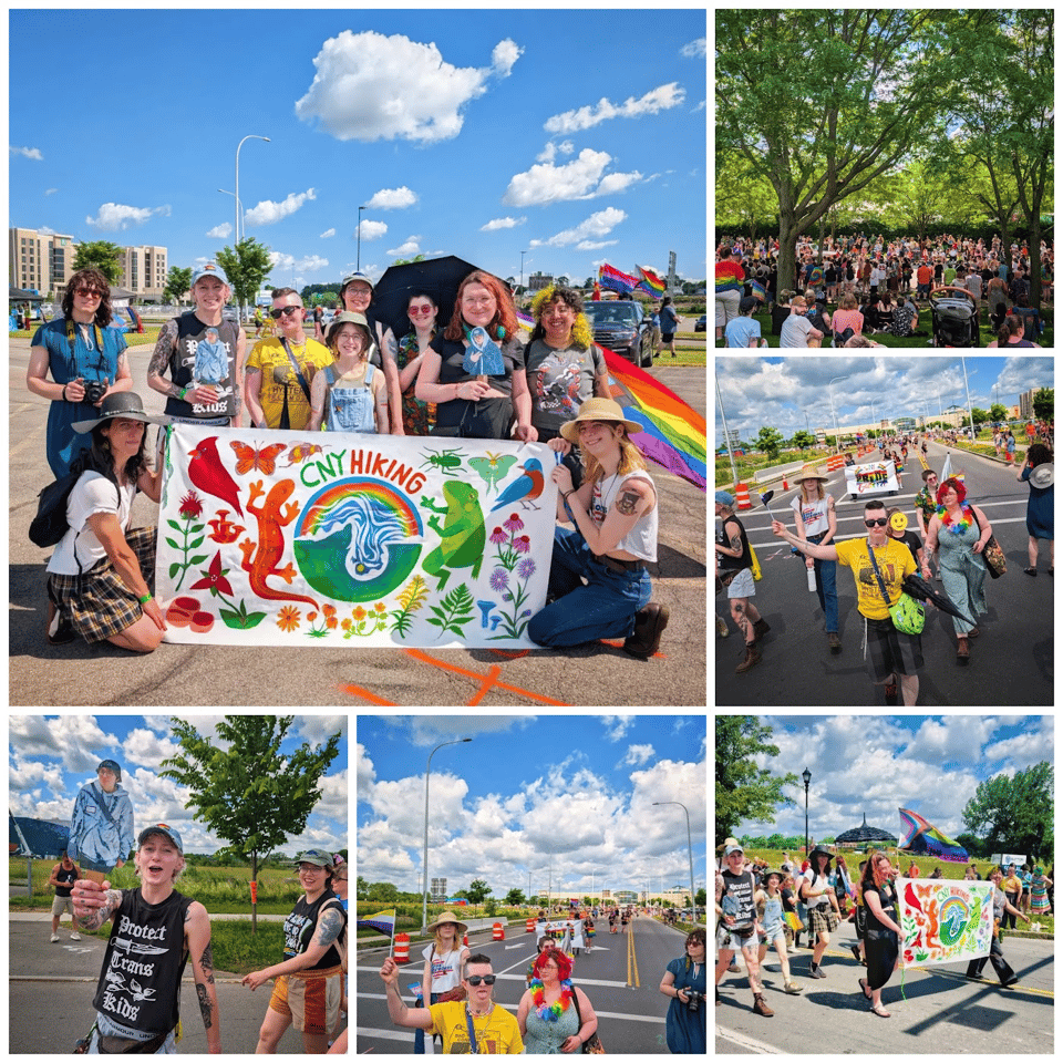 Some photos from our march in the parade at CNY Pride!