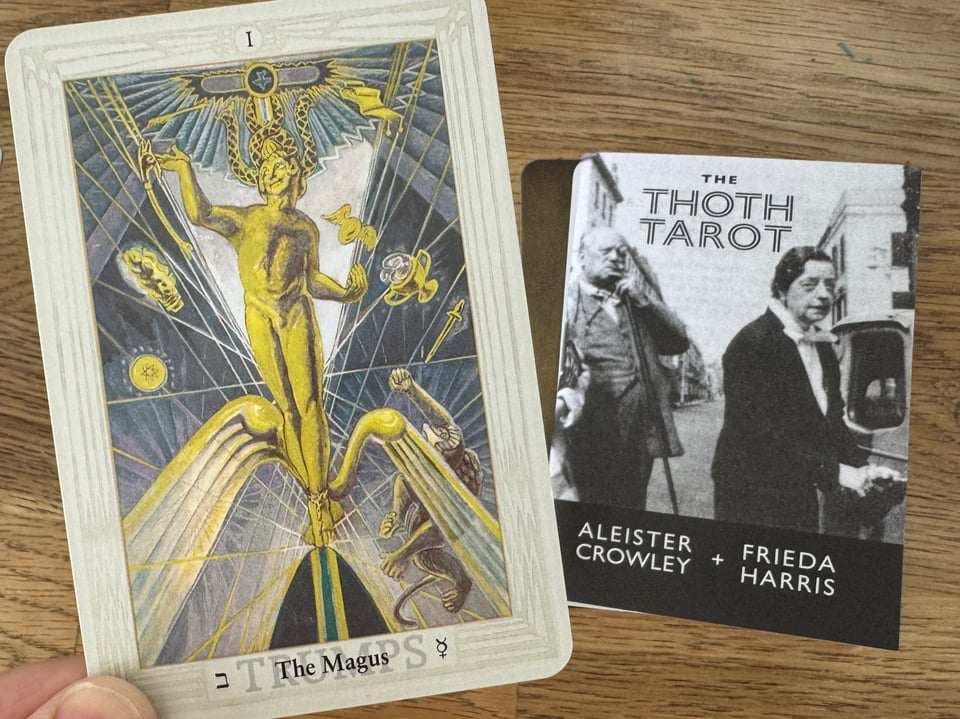 The Magus card from the Crowley & Harris Thoth Tarot