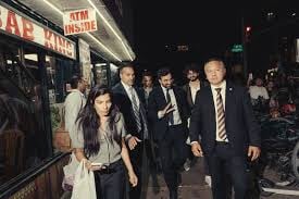 Mamdani finds it harder to eat out now that he’s surrounded by a team of security and aides