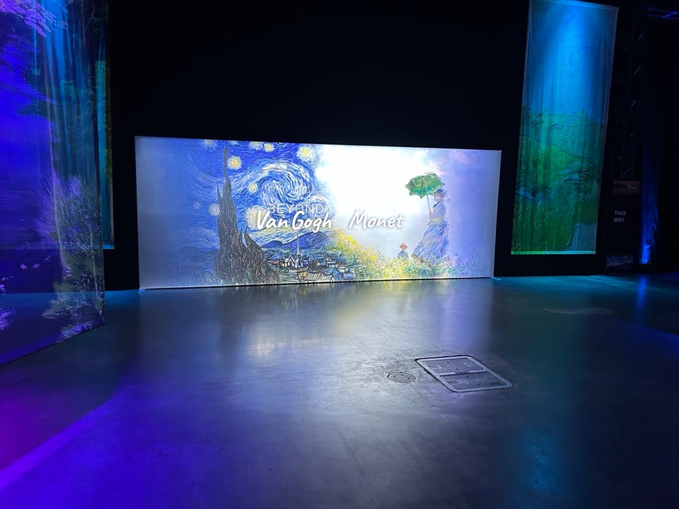 Beyond Van Gogh/Beyond Monet Exhibit Art Piece