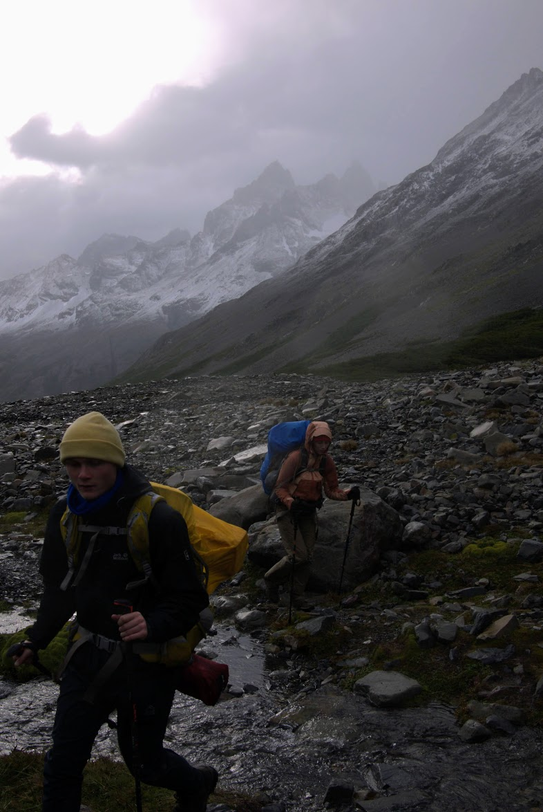 Climbing John Garner Pass