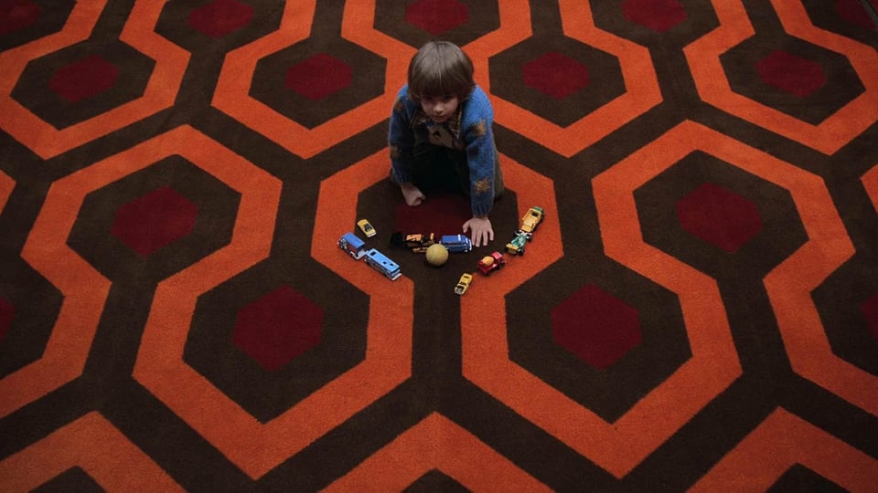 Still image from "The Shining."