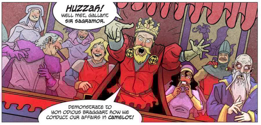 huzzah! its king arthur, in medieval