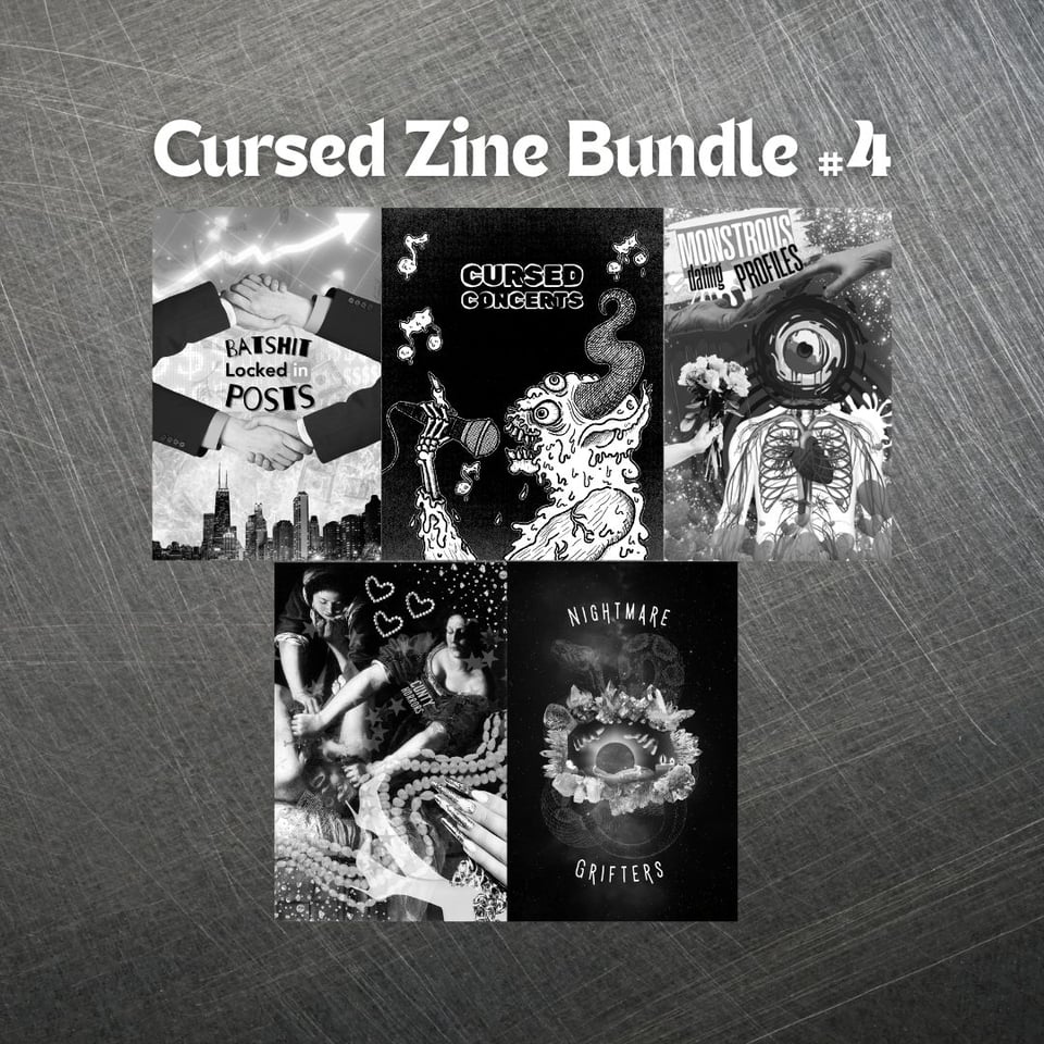 CORRECTED: New horror and Weird fic zines out NOW!