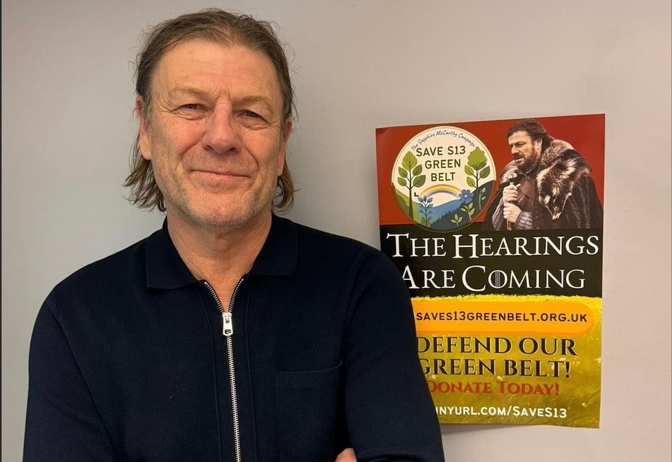 Sean Bean with our new poster