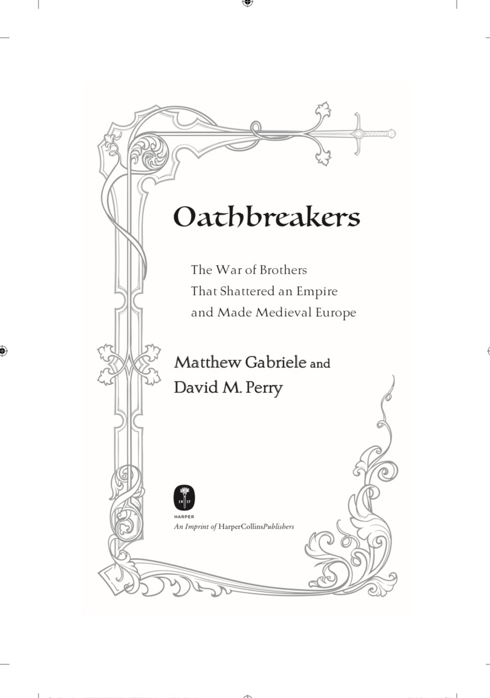 title page of our new book, Oathbreakers