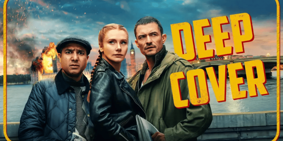 The three stars of Deep cover, looking cool as London explodes behind them.