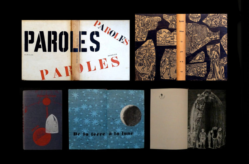 Plusieurs couverture de livre toutes sont assez originale (livre en deux parties, jeux sur la typo...)