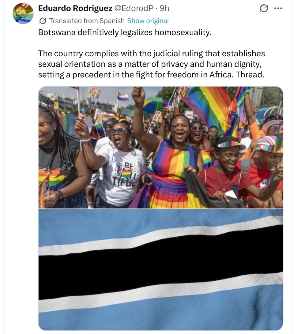 LGBTQ rights moving right along.