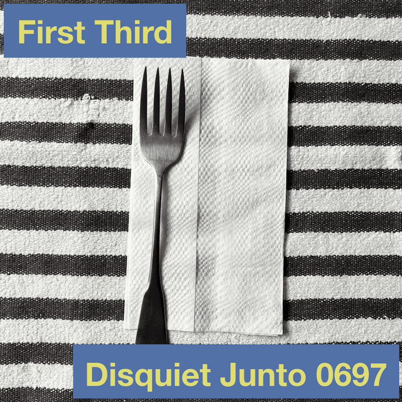 This picture is a photograph of a fork on a napkin on a placemat, but the name and number of the project