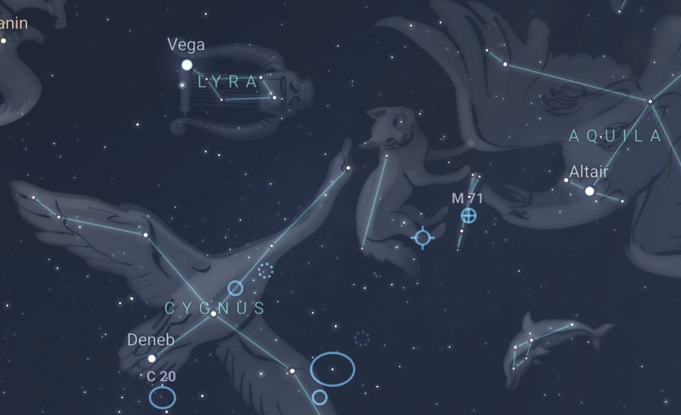 The summer triangle