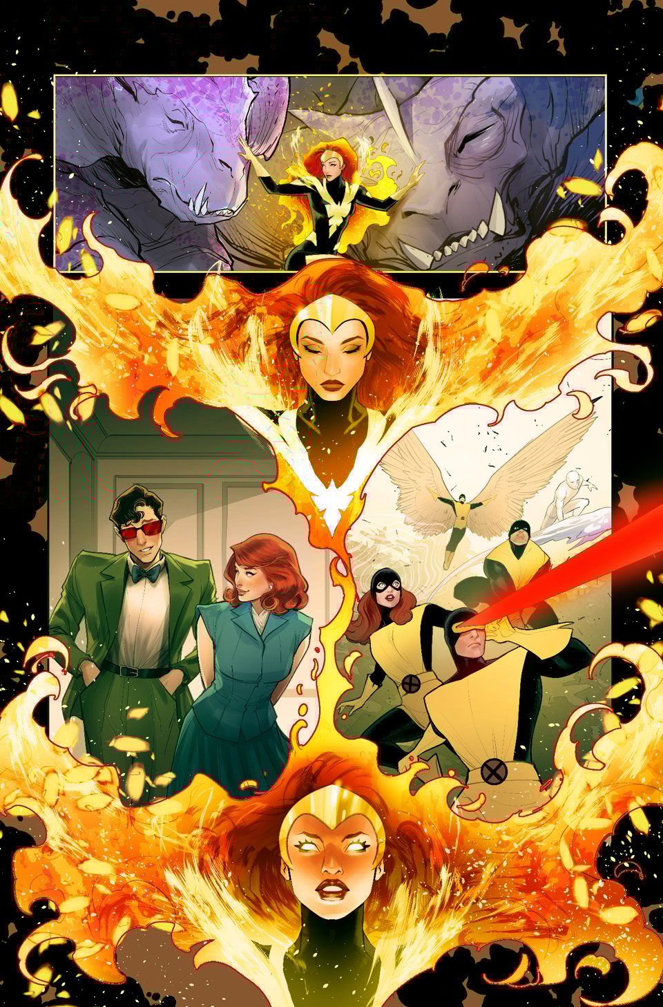 Giant-Size Dark Phoenix Saga Interior Art by Lucas Werneck