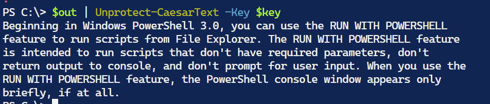 Solving the Caesar Cipher