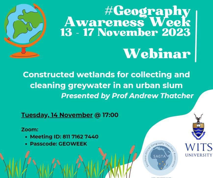 SAGTA: Webinar #GeoAwareness Week