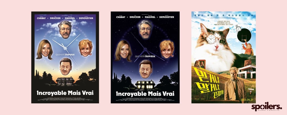 Three posters for the movie
