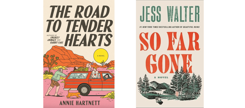book covers for The Road to Tender Hearts and So Far Gone