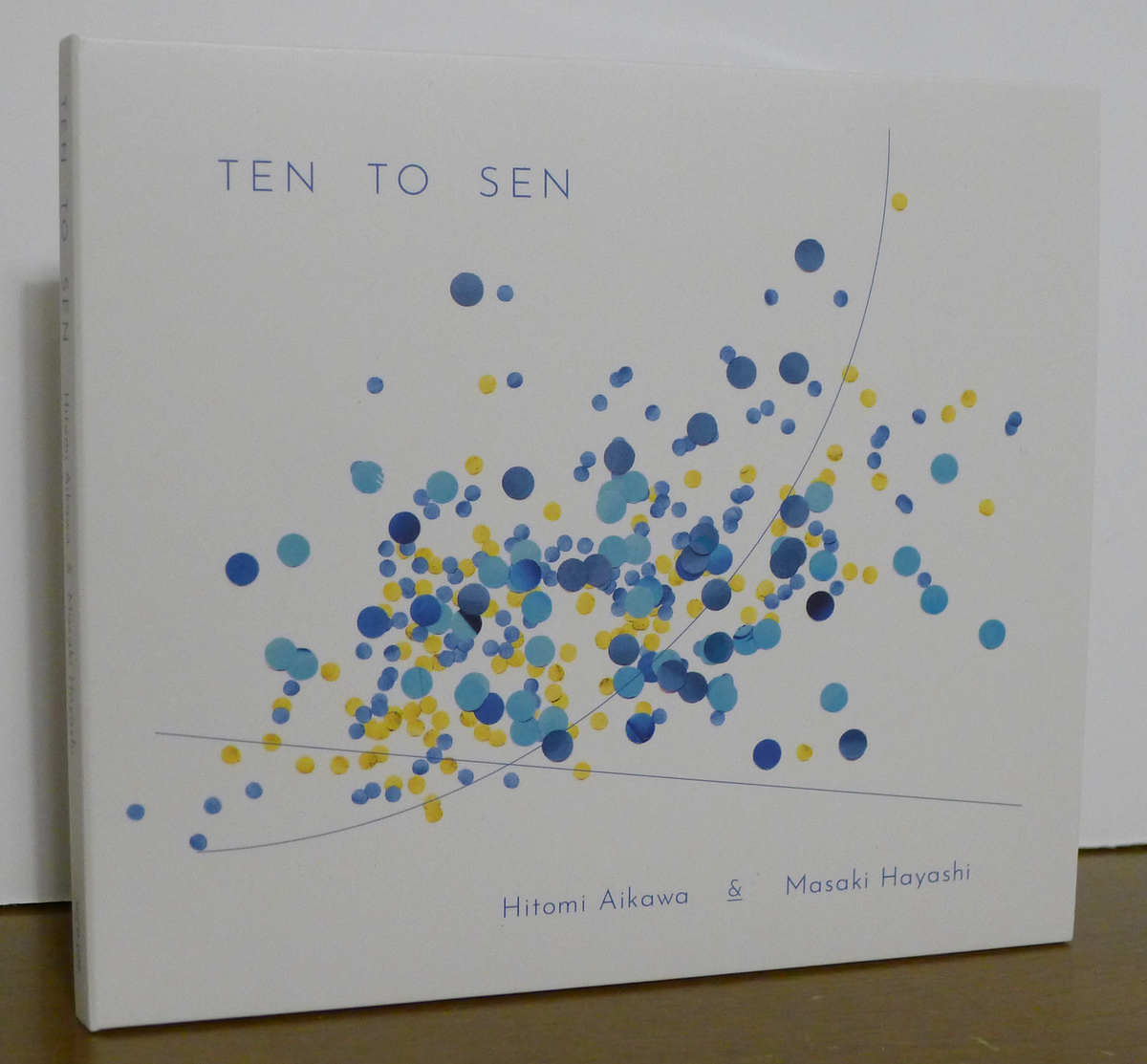 Front cover of CD “Ten To Sen” by Hitomi Aikawa & Masaki Hayashi