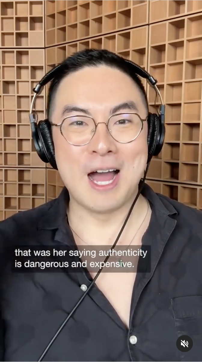 still frame from NPR interview of Bowen Yang
