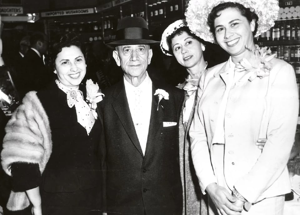 Hattie, Joel, Ida and Anne, circa 1955.
