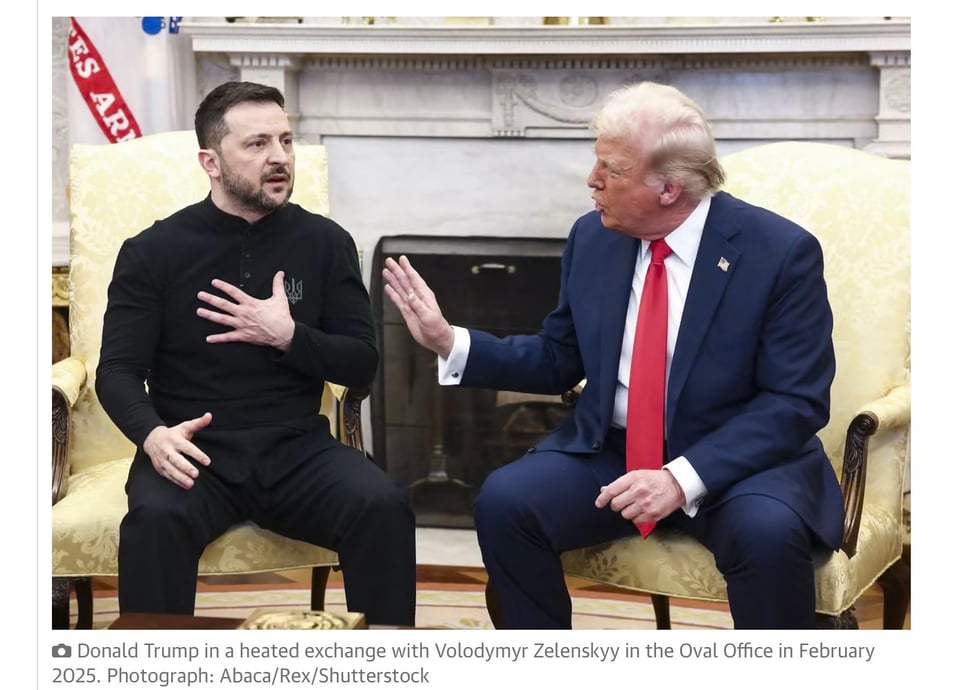 Trump and Zelenskyy 