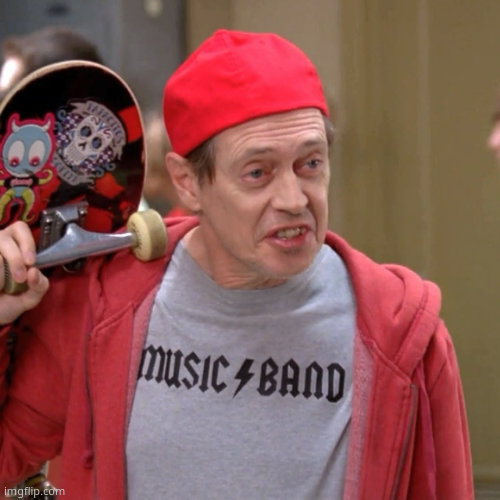 The "how do you do, fellow kids?" meme – an image of a middle-aged man, with a backwards baseball cap and skateboard, trying to blend into a high school environment.