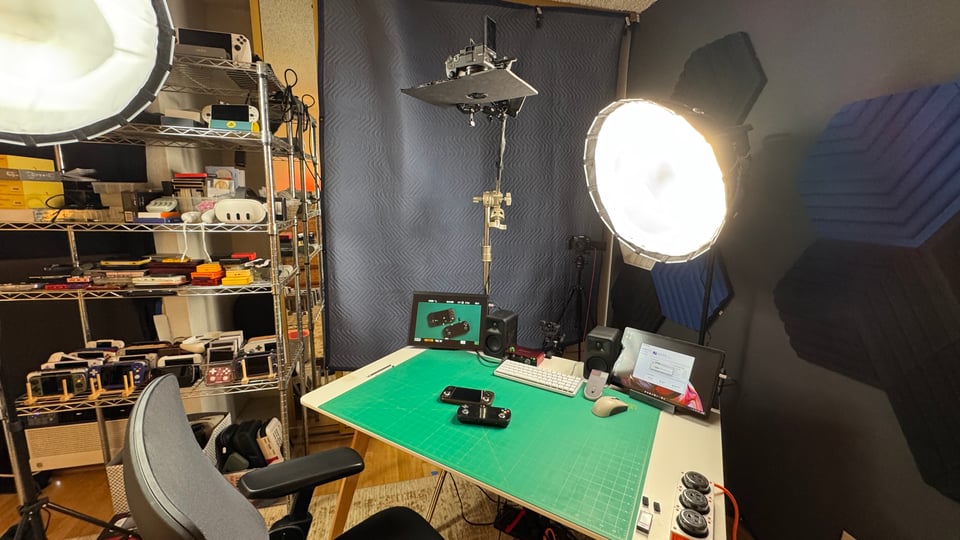 behind the scenes in russ' studio room