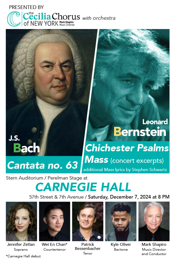 Poster for my upcoming choir concert