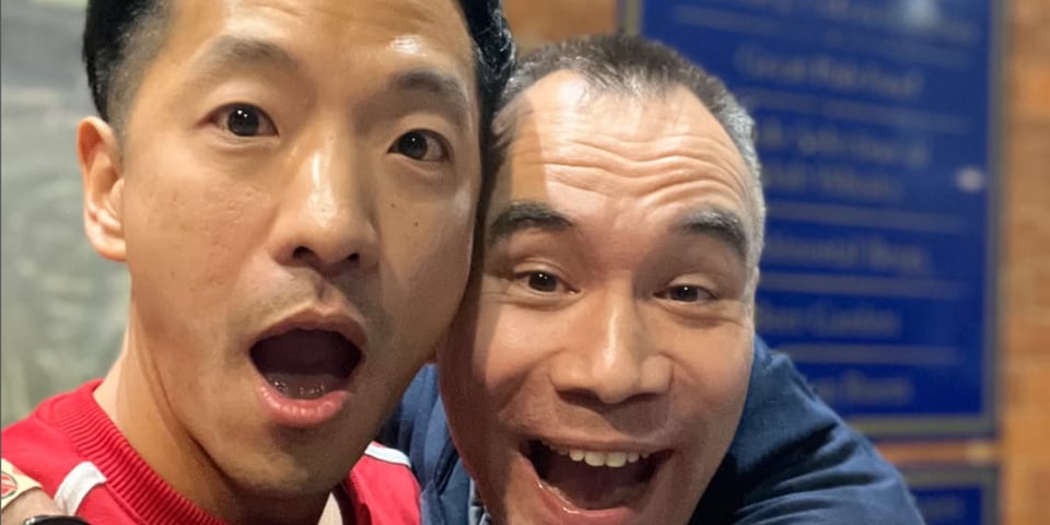 The wonderful Stephen Lee and James Taverner.