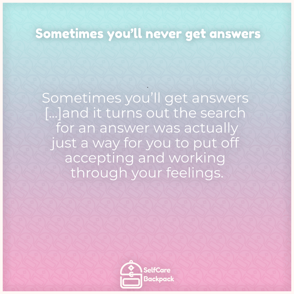 Just because you triggered a feeling, doesn’t mean you’re resonsible for it