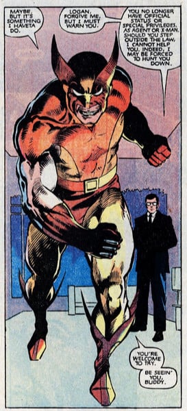 Figure B. Issue 1, page 10, panel 4. No problems, mask on.